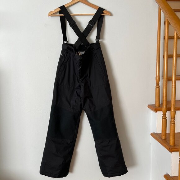 Columbia Omni-Tech Insulated Waterproof Black Ski Snow Pants Youth Size L 10/12 - Picture 1 of 12